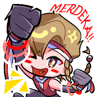 #1 MLBB ID Discord Sticker HUT RI ke-78 (2023)